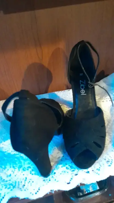 Zapatos de tacón negro Zibel talla 37 - miniatura 3