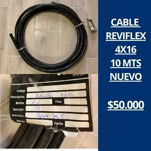 Cable Reviflex 4x16 10 metros nuevo