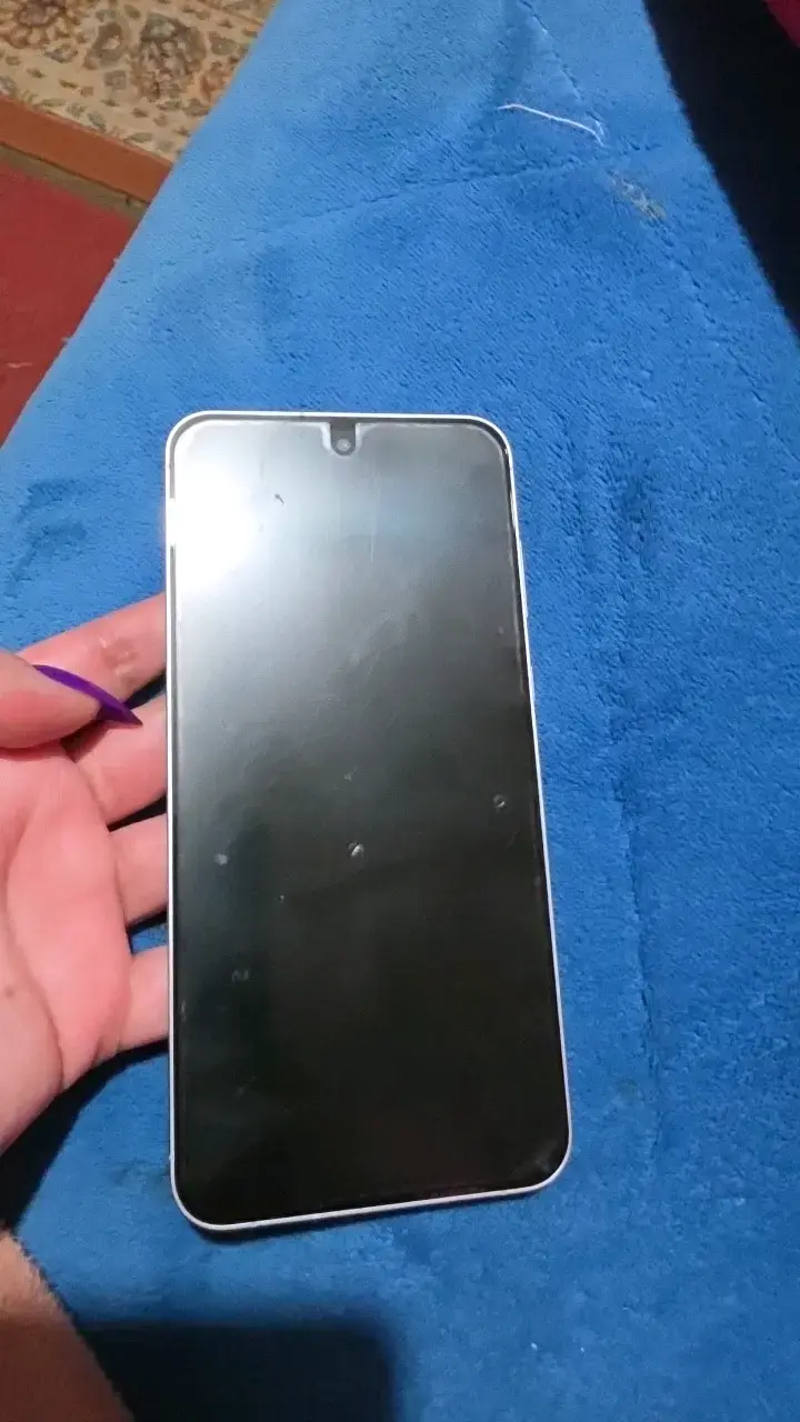 Smartphone Samsung Galaxy blanco en buen estado - 3