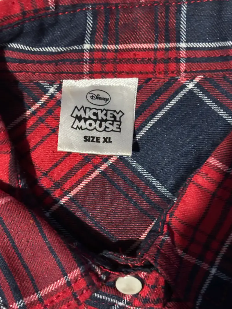 Camisa a cuadros Disney Mickey Mouse Rock Star - 4