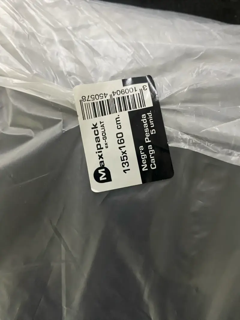 Bolsa de Basura Negra Maxipack 135x160 cm - 2
