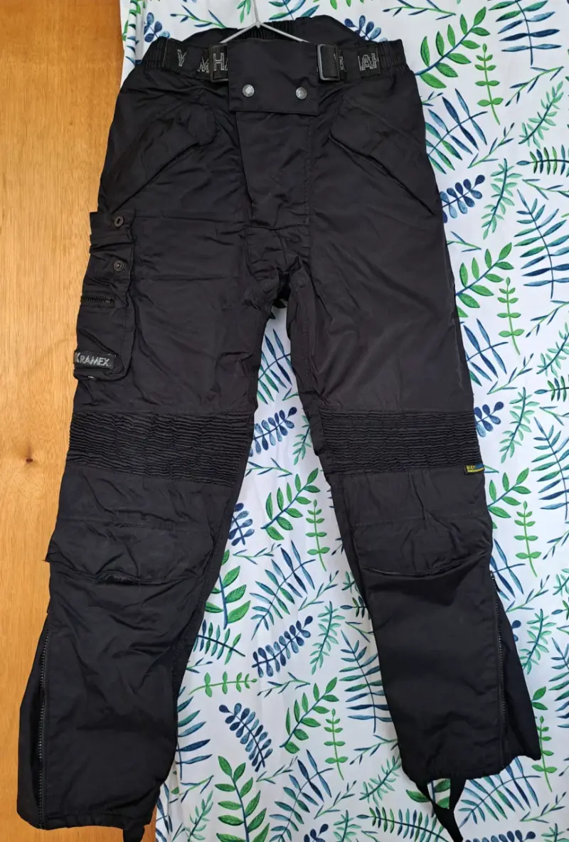 Chaqueta y pantalón de moto Probiker negro y azul - 2