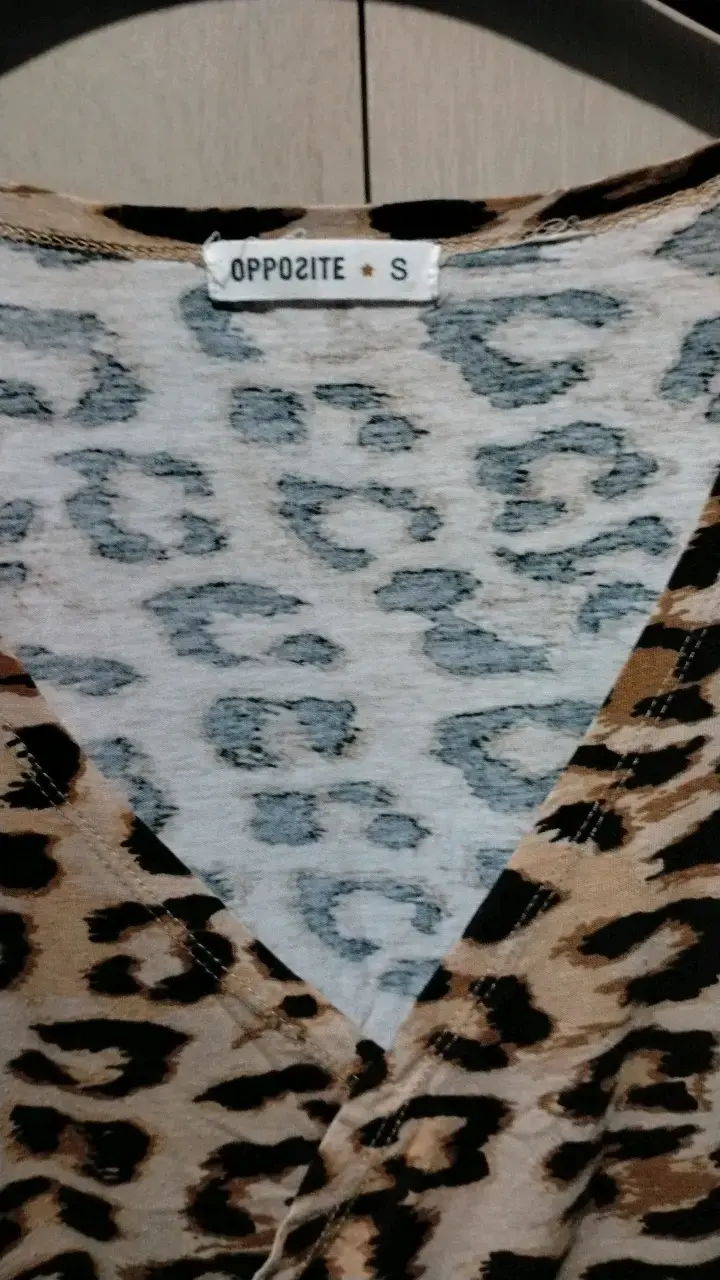 Top cruzada estampado animal print Opposite - 2