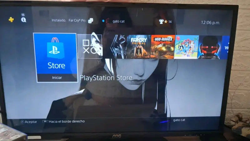 Consola PS4 slim con controles y juegos(7) - 1