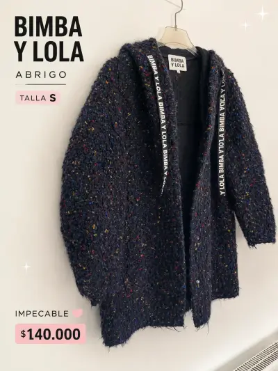 Abrigo Bimba y Lola con capucha talla S - miniatura 1
