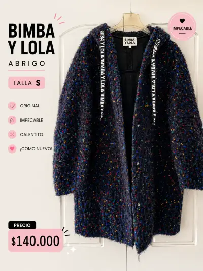 Abrigo Bimba y Lola con capucha talla S - miniatura 2
