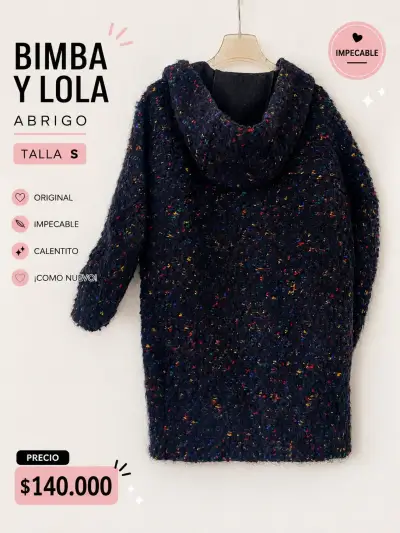 Abrigo Bimba y Lola con capucha talla S - miniatura 4
