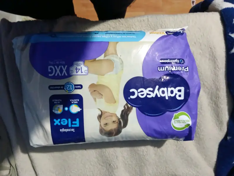 Pañales Babysec Premium XXG 14 unidades