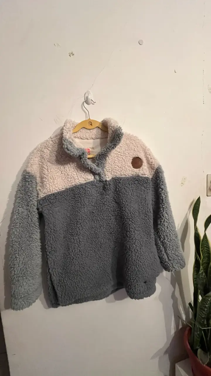 Polar bicolor de lana sintética - 1