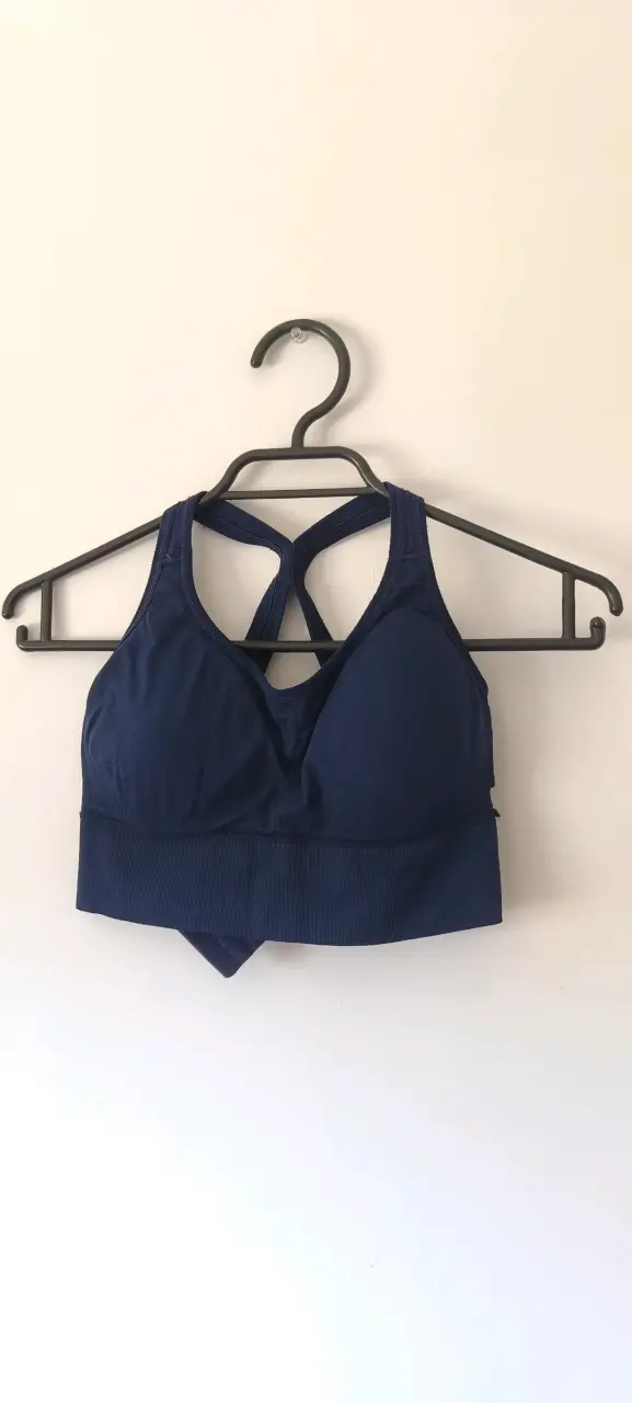 Top deportivo azul para mujer - 2