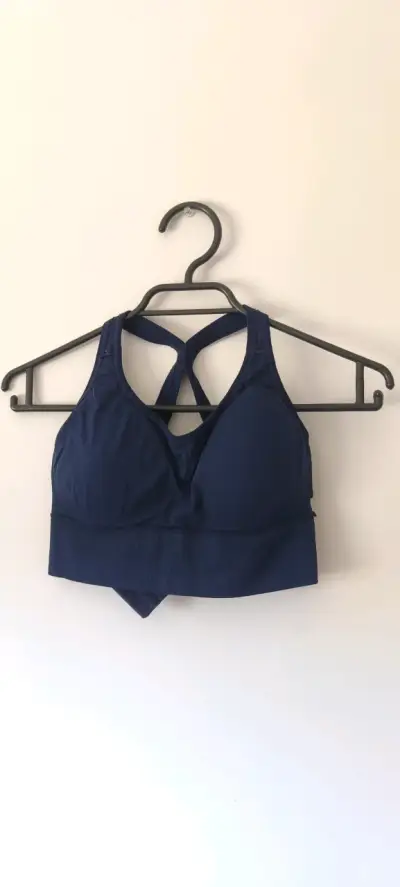 Top deportivo azul para mujer - miniatura 2
