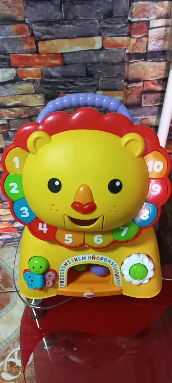 Andador infantil león con actividades - 1