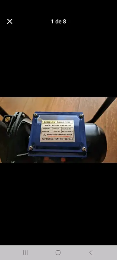 Bomba de agua solar Bestflow modelo LCIPM6 - miniatura 2