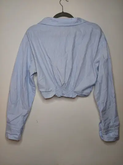 Blusa azul Zara - miniatura 2