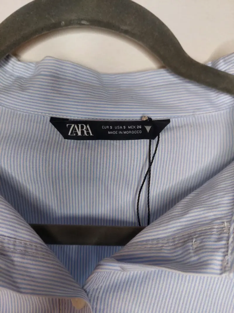 Blusa azul Zara - 3