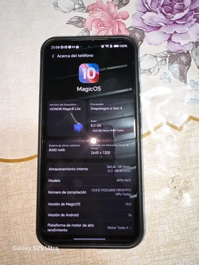 Smartphone Honor Magic 8 Lite, con carcasa - miniatura 3