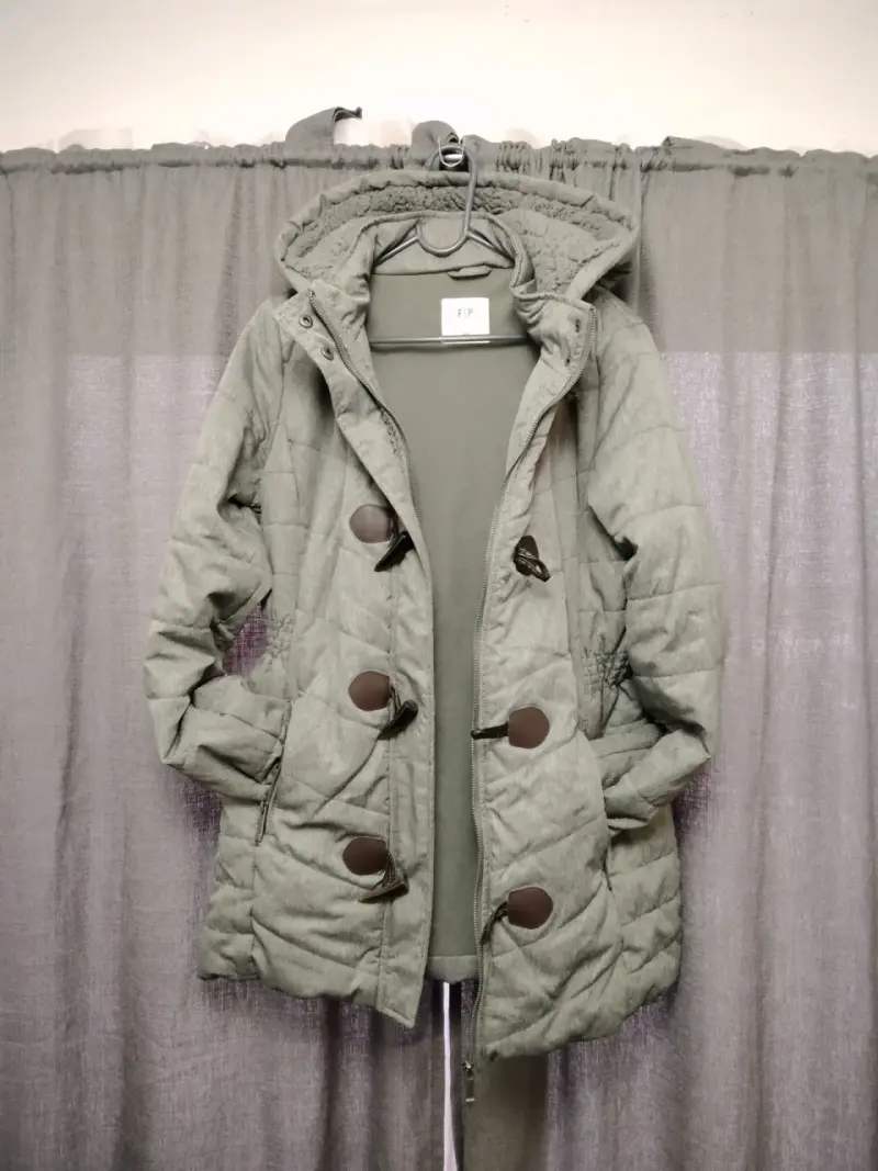 Abrigo con capucha remobible Fashion Park talla M - 2