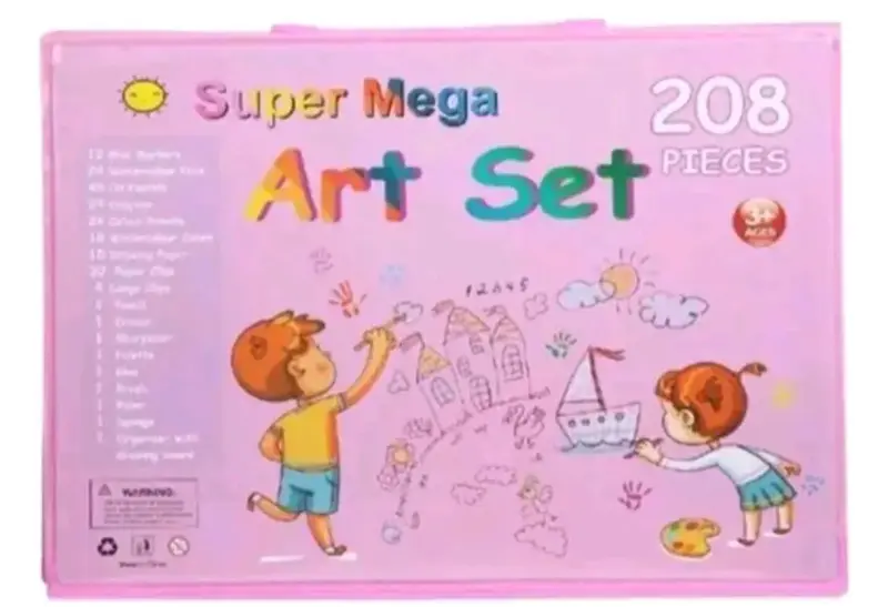 Set de Arte para Niños 208 Piezas - 1