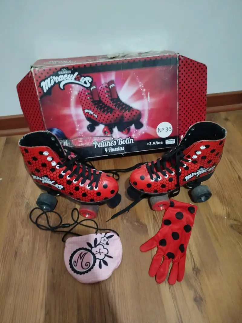 Patines Botín Miraculous Ladybug Talla 36