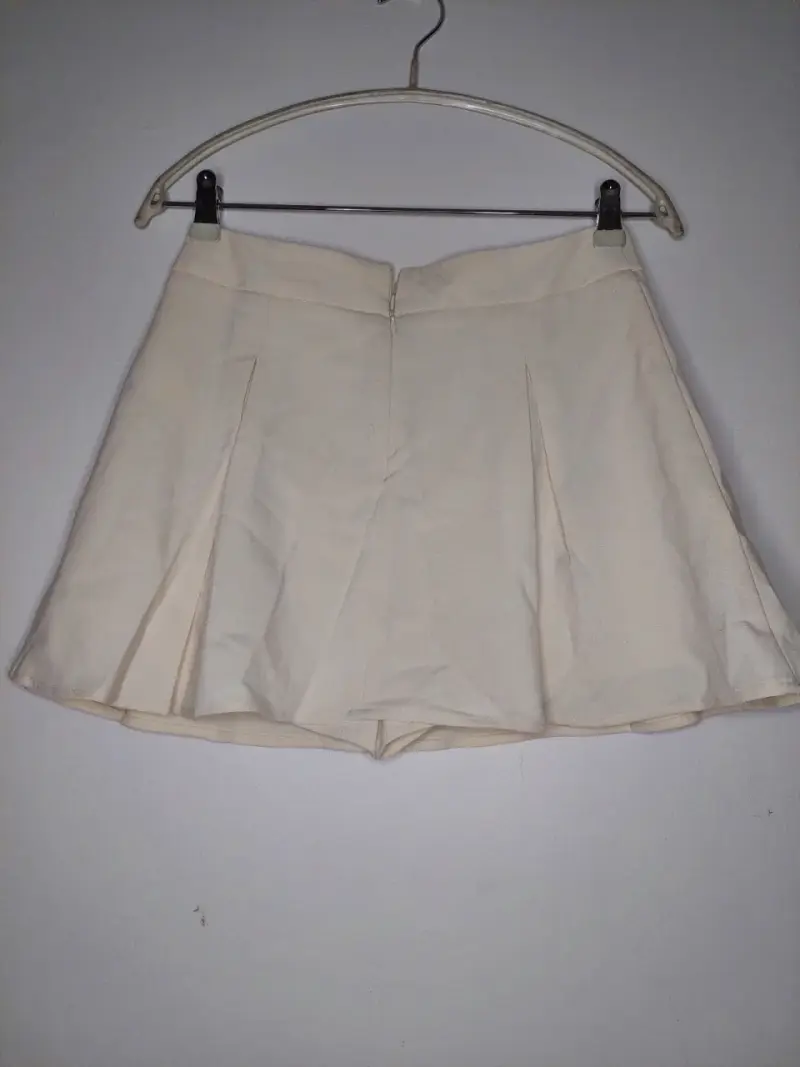 Falda short beige Sybilla - 2