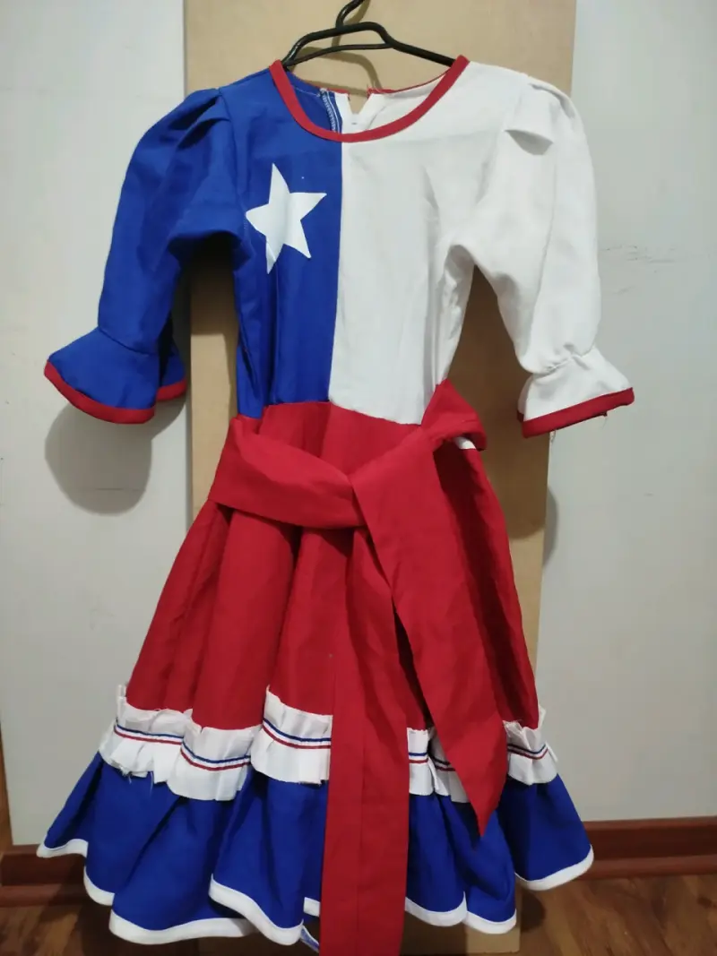 Vestido típico chileno para niña - 2