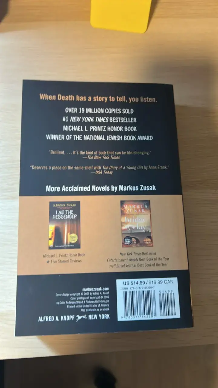 Libro 'The Book Thief' de Markus Zusak - 2
