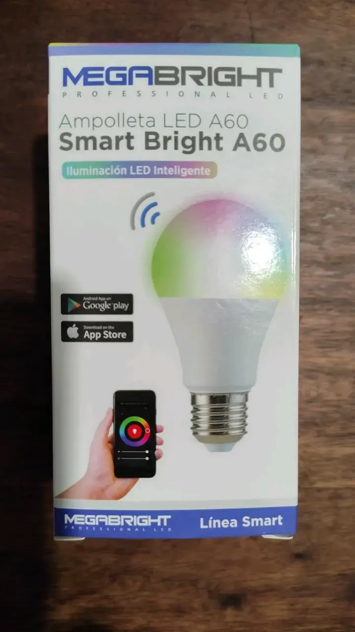 Ampolleta LED Inteligente MegaBright A60 - 1