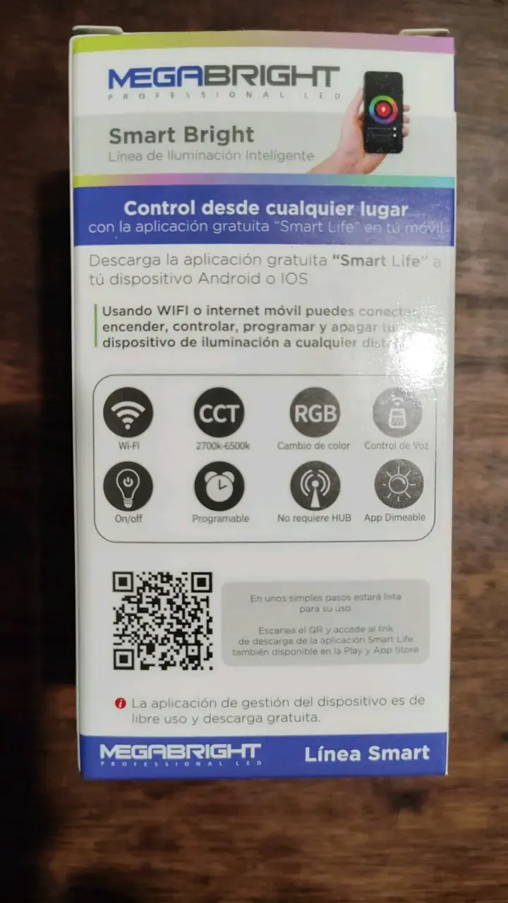 Ampolleta LED Inteligente MegaBright A60 - 3