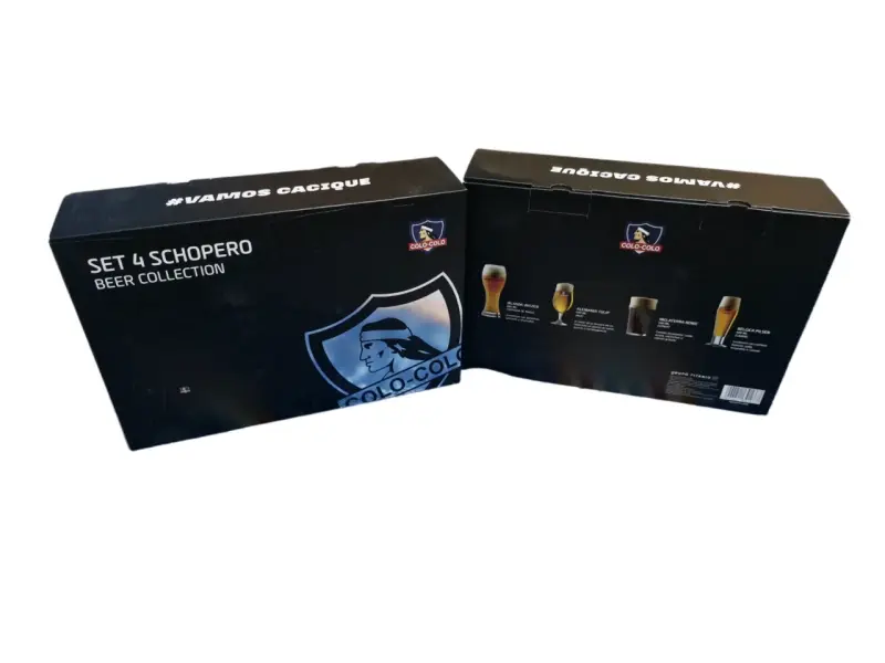 Set de 4 vasos schoperos Colo-Colo edición especial - 1