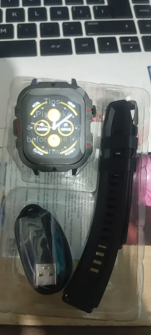 Smartwatch Erun con Correa Negra - 2
