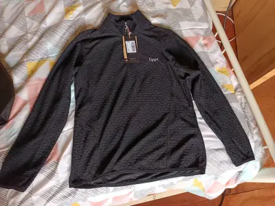 Polerón Negro Lippi para niña con medio Cierre - miniatura 1