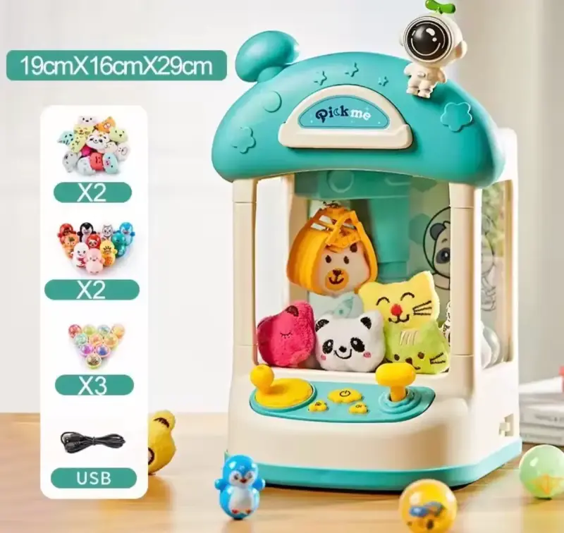 Máquina de juego de garra Pick Me con peluches