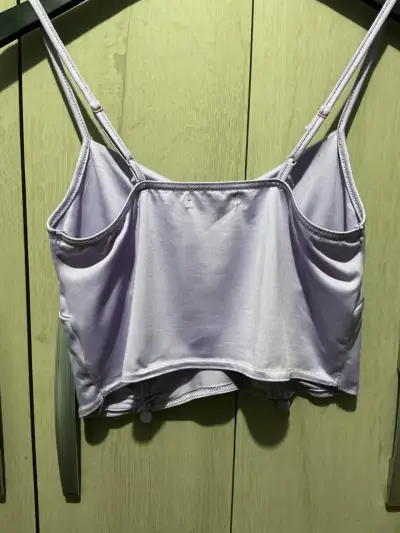 Top lila con fruncido Opposite talla M - miniatura 5