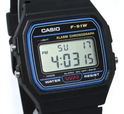 Reloj digital Casio F-91W resistente al agua - miniatura 2