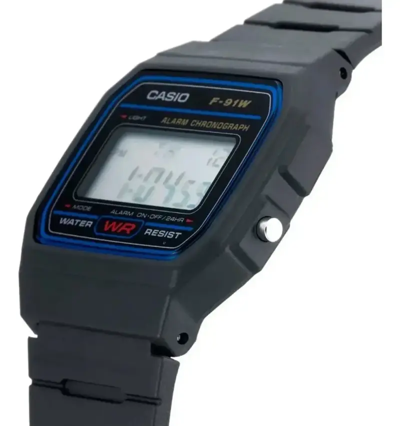 Reloj digital Casio F-91W resistente al agua - 3