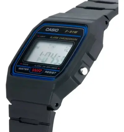 Reloj digital Casio F-91W resistente al agua - miniatura 3