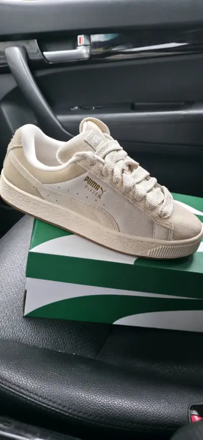 Zapatillas Puma Suede beige para hombre - miniatura 4