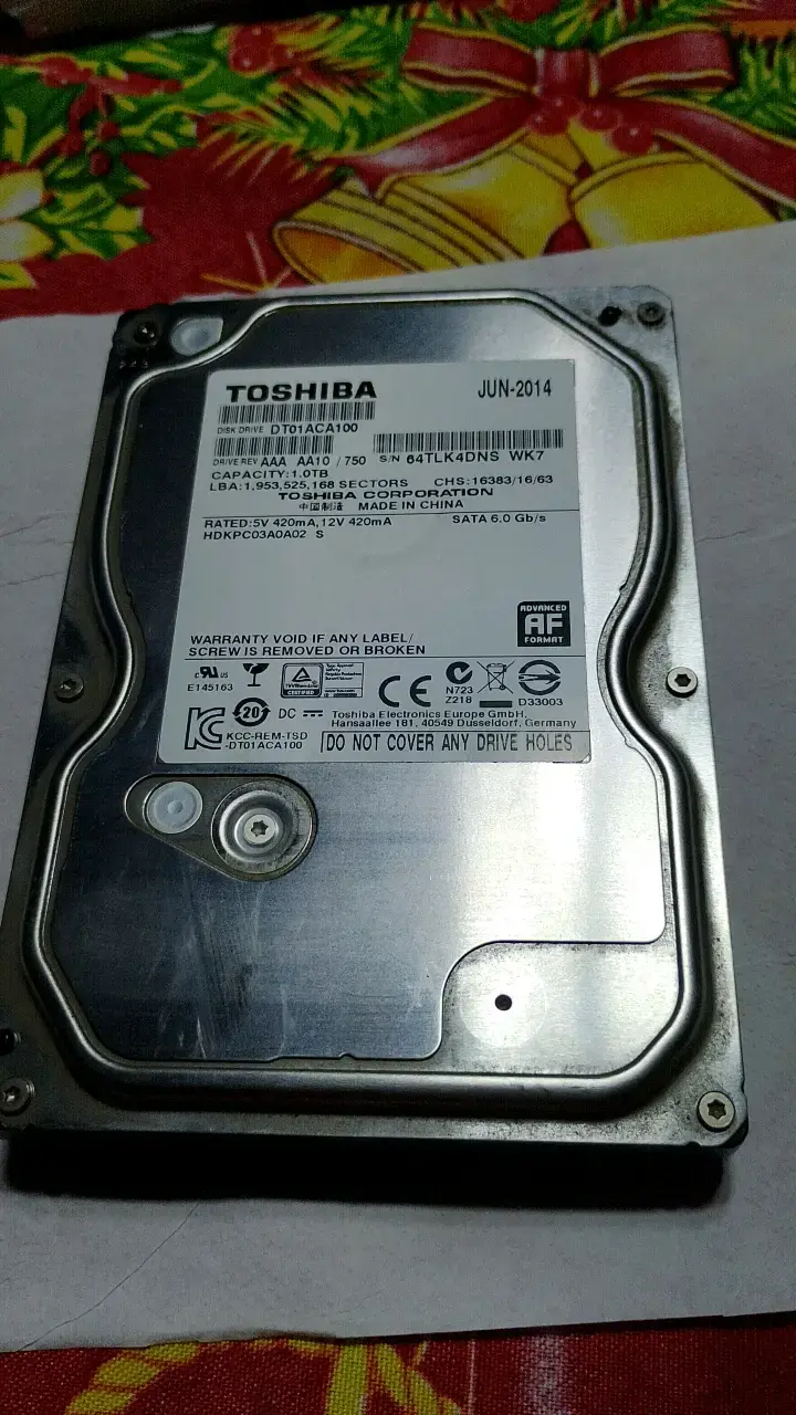 Disco duro Toshiba 1TB SATA 6.0 Gb/s - 2
