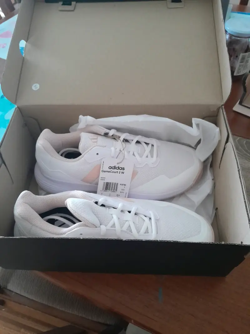 Zapatillas deportivas blancas Adidas GameCourt 2 W - 1