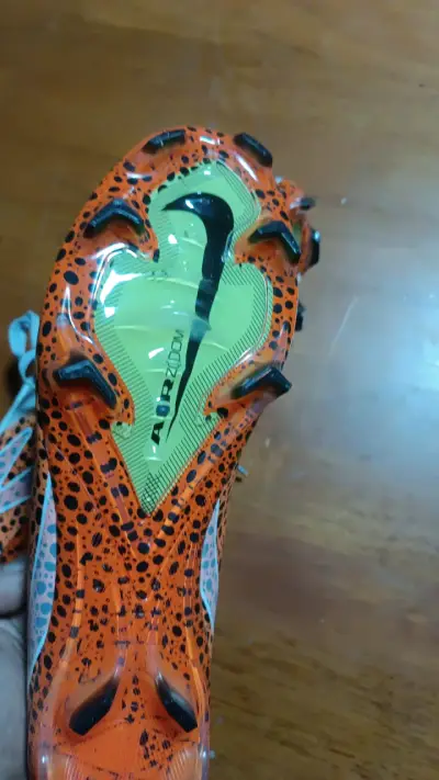 Botines de fútbol Nike Air Zoom naranja - miniatura 1