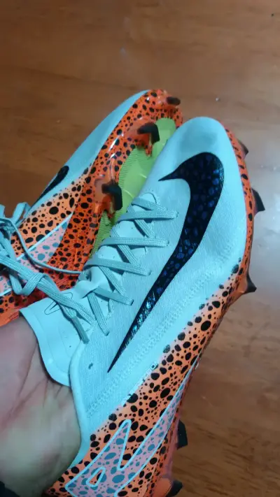 Botines de fútbol Nike Air Zoom naranja - miniatura 2