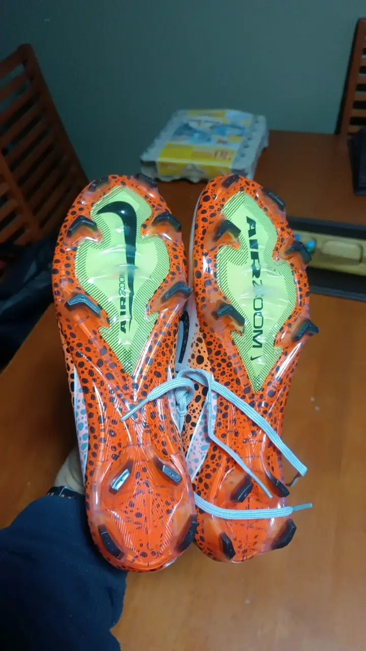 Botines de fútbol Nike Air Zoom naranja - 3
