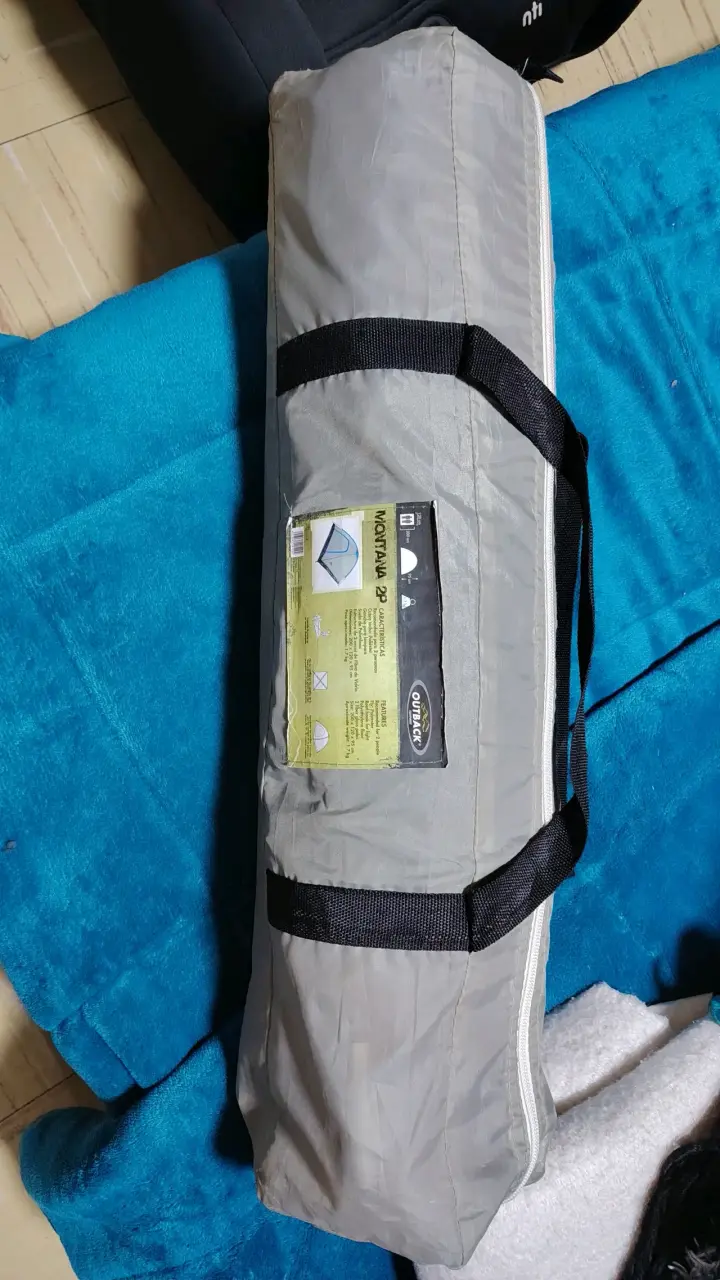 Cooler térmico rojo+ 2carpas para 2 y 4 personas - 5