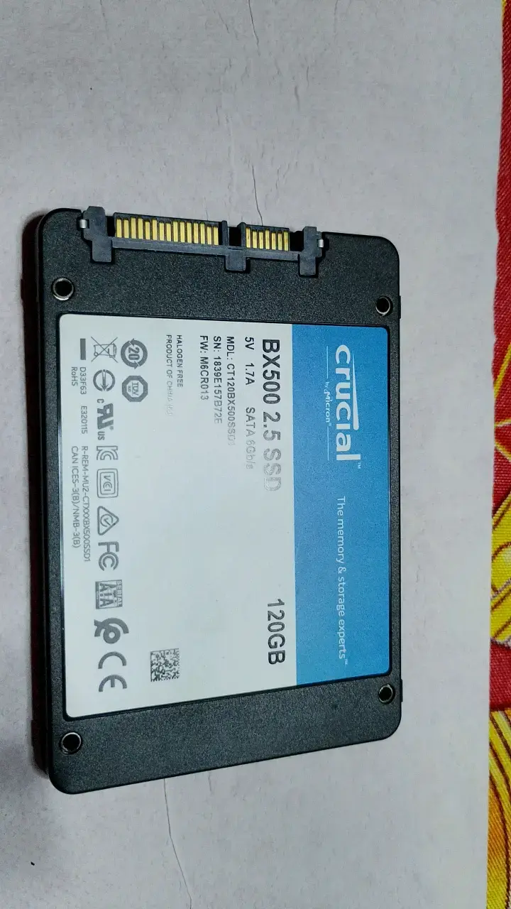 Disco SSD Crucial BX500 120GB - 1