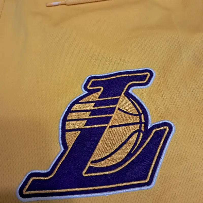 Shorts NBA Lakers amarillos talla L - 5