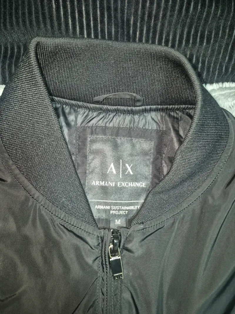 Chaqueta Negra Armani Exchange para Hombre - 3