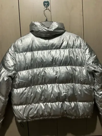 Chaqueta de plumas plateada Issimo talla M - miniatura 5