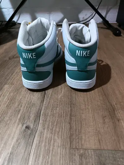 Zapatillas Nike Court Vision Mid Blancas y Verdes - miniatura 5