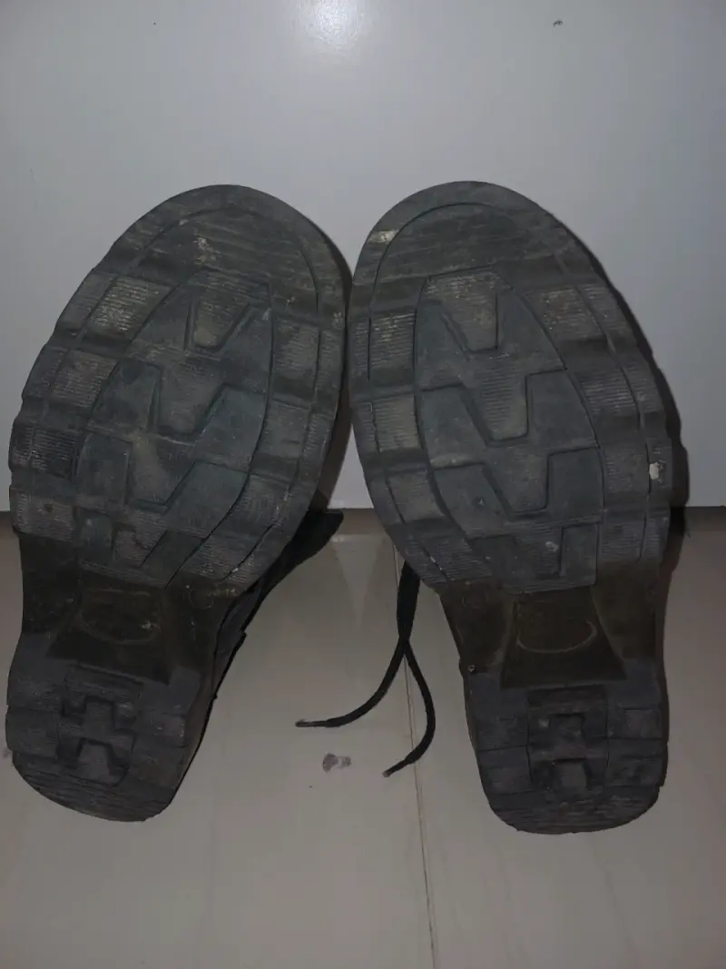 Bototos de cuero negro para hombre - 1