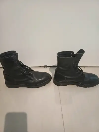 Bototos de cuero negro para hombre - miniatura 4